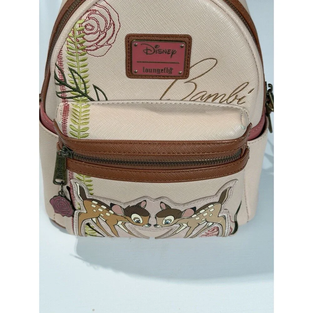 Loungefly Disney Floral Bambi Faline Mini Backpack Rare